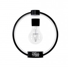  Magnetic Levitation Bulb Table Lamp with Circular Halo Light